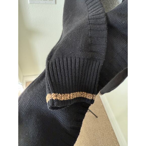 Vintage Point of Italy Wool Blend Abstract Sweater Neutral Tones L/XL - Picture 6 of 15